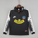Camisa Colo-Colo Away II 1995/96 Nike Retrô Masculina na cor preta, uniforme clássico do clube chileno, ideal para torcedores, colecionadores e fãs de camisas históricas do Colo-Colo.