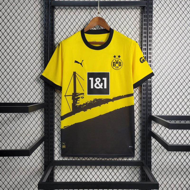 Camisa Borussia Dortmund Home (1) 2023/24 Puma Torcedor Masculina