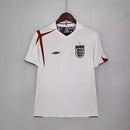 Camisa Inglaterra Retrô I Home 2006 Branca