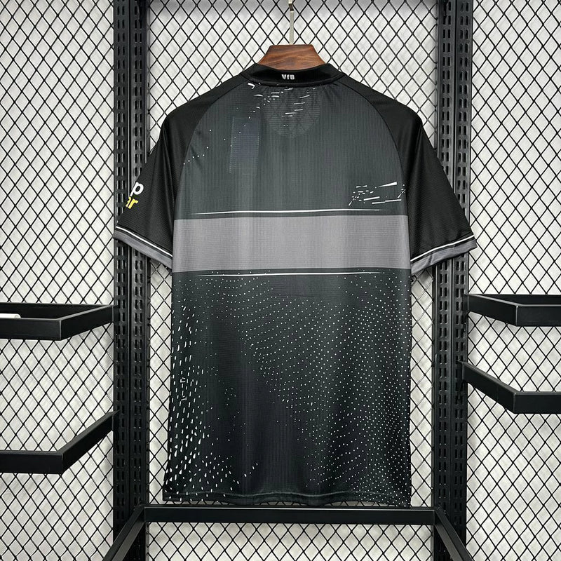 Camisa Stuttgart Third III 2024/25 Torcedor Masculina - Preta