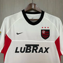 Camisa Flamengo Retrô Away (2) 2001/02 Nike Torcedor Masculina Branco/Vermelho