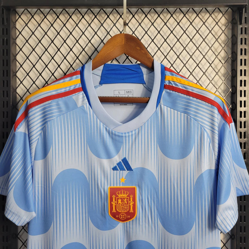 Camisa Seleção Espanha II 22/23 Adidas Masculino Torcedor - Azul