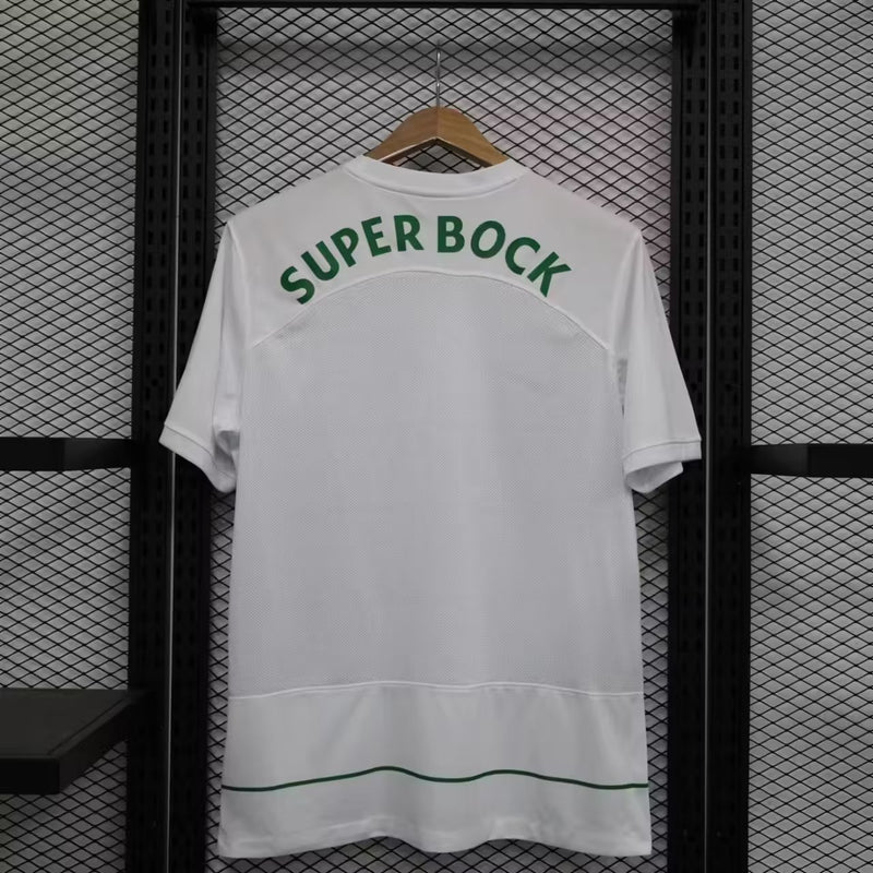 Camisa Sporting Lisboa Nike Away 23/24 Torcedor Masculina Branca