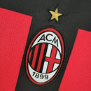 Camisa AC Milan Home I 2022/23 Puma Torcedor Masculina - Preta e Vermelha