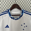 Camisa Cruzeiro Away II 2024/25 Masculina Adidas para torcedor, branca com detalhes em azul, modelo oficial do clube, ideal para fãs do Cruzeiro Esporte Clube"