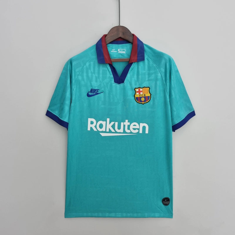 Camisa Barcelona Third III 2019/20 Nike Retrô Masculina - Azul