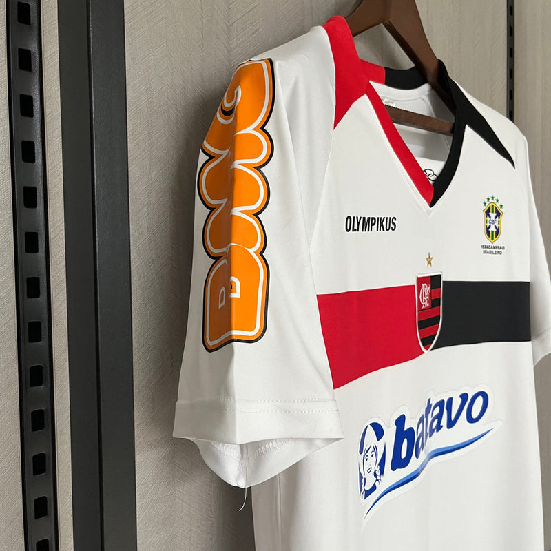 Camisa Flamengo Retrô 2010 Torcedor masculina - branca