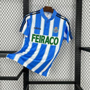 Camisa Deportivo La Coruna Home I 1097/98 Adidas Retrô  Masculina - Branca e Azul