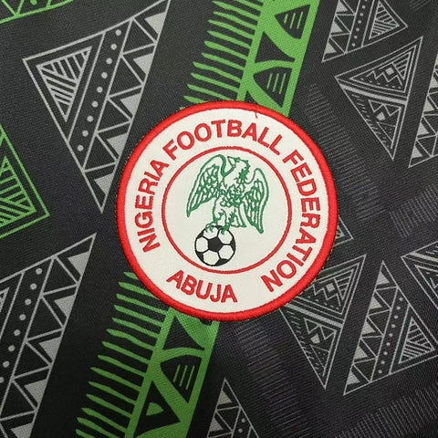 Camisa Nigéria Concept 2024/25 Nike Torcedor Masculina -  Preta e Verde