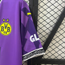 Camisa Borussia Dortmund goleiro 2025/26 Torcedor Masculina - Roxo
