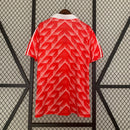 Camisa União Soviética Home I 1987/88 Adidas retrô masculina vermelha com detalhes dourados, gola careca e tecido leve respirável para torcedores e colecionadores"