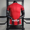 Camisa AC Milan Home I 2023/24 Puma Jogador Masculina - Preta e Vermelha