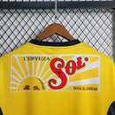 Camisa Club América Home I 2000/01 Nike Retrô Masculina Amarela, uniforme histórico anos 2000, futebol mexicano, coleção retrô das Águias"