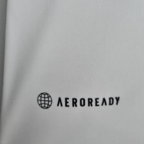 Camisa Los Angeles Galaxy Home I 2022/23 Adidas Torcedora Feminina Branca, uniforme oficial MLS, versão feminina ajustada, Waze Mix