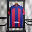 Camisa Barcelona "ROLLING STONES" 2023/24 Nike Torcedor Masculina - Grená e Azul