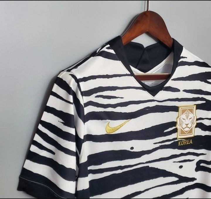Camisa Coreia do Sul Away 2020/21 Torcedor Nike Masculina - Preto e Branco