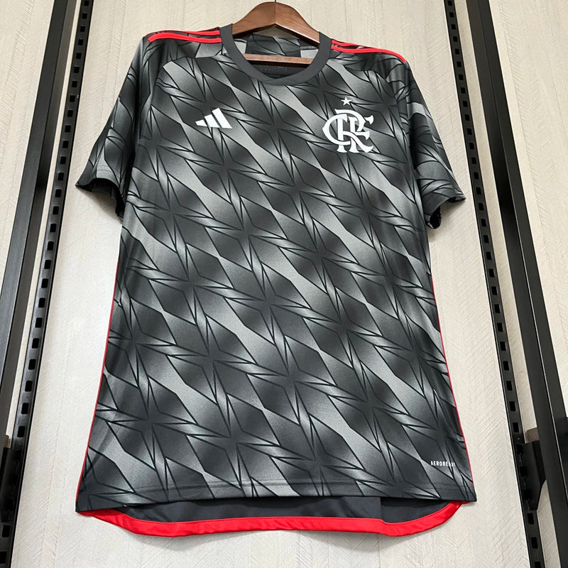 Camisa Flamengo Third (3) 24/25 Adidas Torcedor Masculina - Cinza