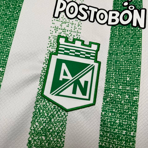 Camisa Atlético Nacional Home I 2025/26 Nike Torcedor Masculina Branca e Verde, uniforme colombiano, design moderno e confortável para torcedores apaixonados pelo futebol