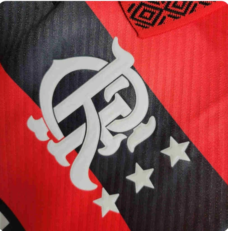 Camisa flamengo Retrô 1994/95 Umbro Torcedor masculina preto/vermelho