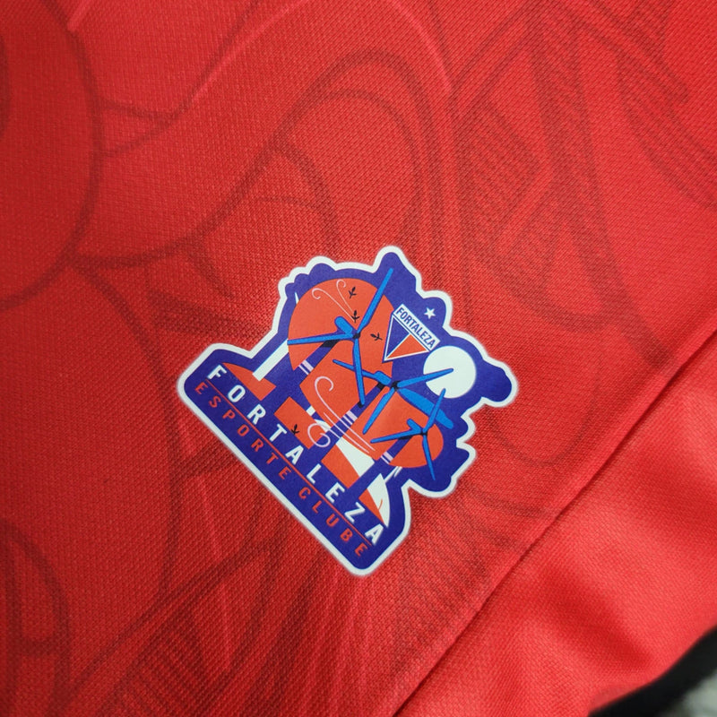 Camisa fortaleza 2023/24  copa do nordeste - torcedor masculina - vermelha