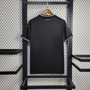 Camisa Bayer Leverkusen Home 2023/24 Torcedor Masculina Adidas oficial vermelha e preta com escudo bordado