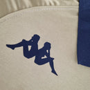 Camisa Venezia Third III 2022/23 Kappa Torcedor Masculina Dourada com detalhes em preto e verde, escudo do clube e design elegante inspirado na moda veneziana.”