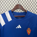 Camisa Real Zaragoza Away II 1992/93 Adidas Retrô Masculina - Azul