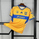 Camisa Tigres Home I 2025/26 Adidas Torcedor Masculina Amarela, uniforme clássico do clube mexicano, escudo bordado, tecido leve e respirável, conforto e estilo para torcedores"