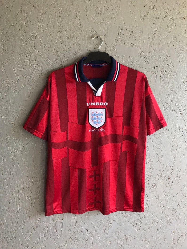 Camisa Inglaterra Retrô Home 1997/99 torcedor masculina