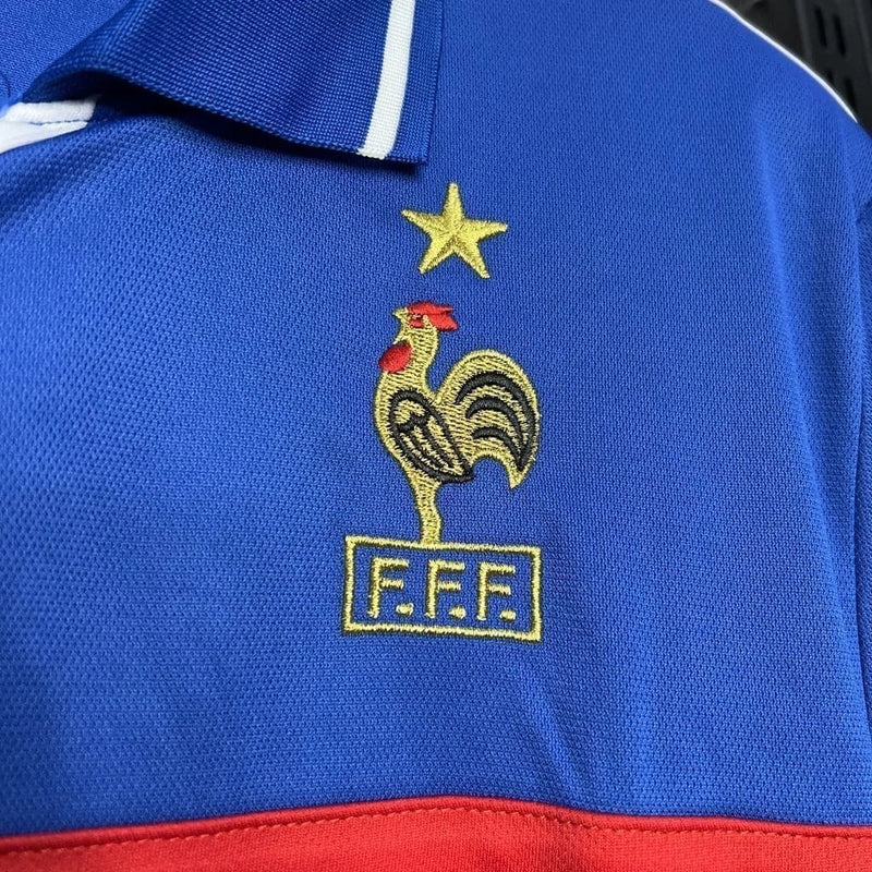 Camisa França Home (1) 2000 Adidas Retrô Masculina
