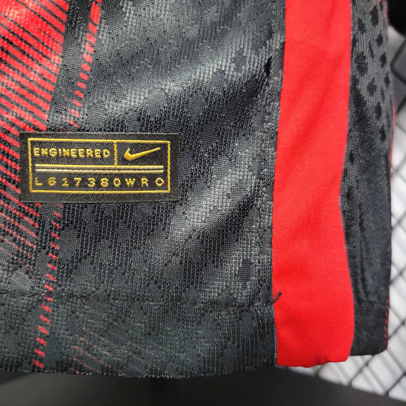 Camisa RB Leipzig Away II 2022/23 Nike Jogador Masculina - Preta e Vermelha