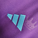 Camisa Charlotte FC Away II 2023/24 Adidas Torcedor Masculina Roxa, uniforme MLS, escudo bordado, tecnologia AEROREADY, Waze Mix"