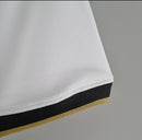 Camisa Corinthians Home I 2022/23 Nike torcedor masculina branca com detalhes pretos, escudo do clube no peito e logotipo da Nike, modelo para torcedores"