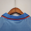 Camisa AC Milan Fourth IV 1995/96 Lotto Retrô Masculina - Azul