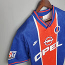 Camisa PSG Home I 1995/96 Nike Retrô Masculina Azul, modelo clássico dos anos 90 com design histórico e acabamento de alta qualidade