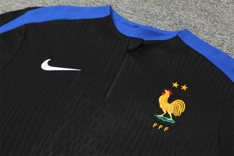 Conjunto França Nike Agasalho e Calça Preto 2024/25