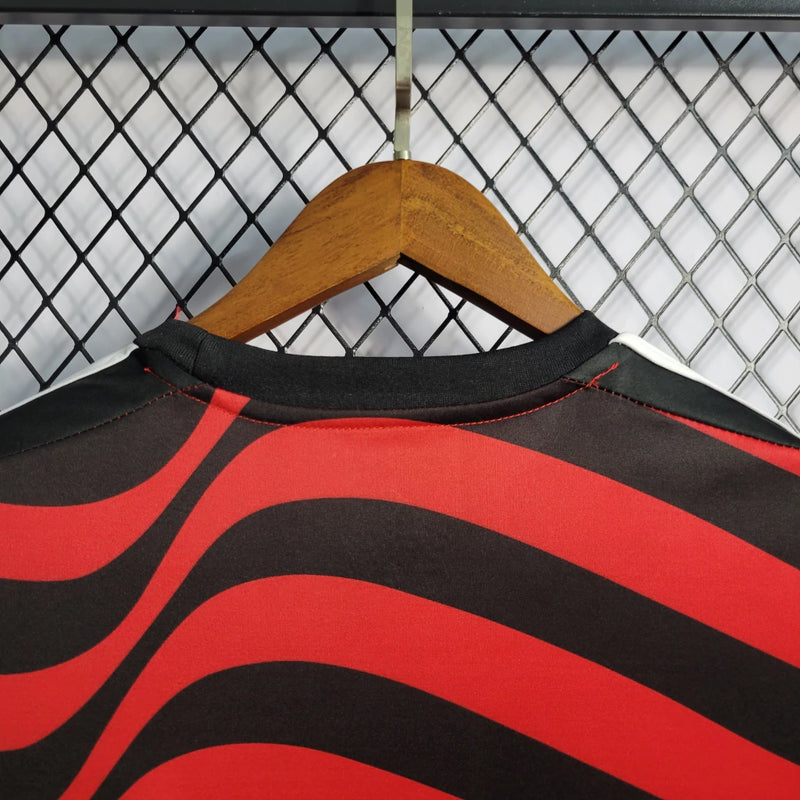 Camisa Flamengo Third (3) 2022/23  Adidas Torcedor Masculina vermelha/preta