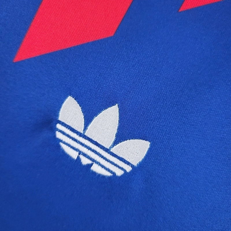 Camisa França Retrô 1989/90 Home Torcedor Masculina - Azul