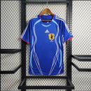 Camisa Japão Retrô Home 2006 Torcedor Masculina - azul