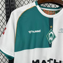 Camisa Werder Bremen 'Obrigado Diego' 2024/25 Hummel Torcedor Masculina - Branca e Verde