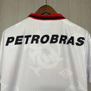 Camisa Flamengo Retrô II 1997 Lubrax Torcedor Masculina -  Branco