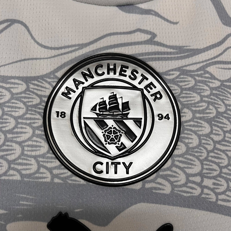 Camisa Manchester City Edição Especial 24/25 Torcedor Puma Masculina - Cinza