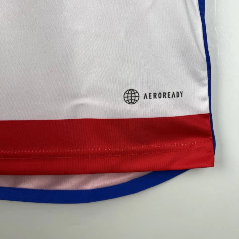 Camisa Granada Home I 2023/24 Adidas Torcedor Masculina - Vermelha e Branca