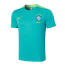 Camisa Brasil Treino 2024/25 Torcedor Masculina oficial, cores da seleção brasileira, escudo bordado, tecido leve e respirável