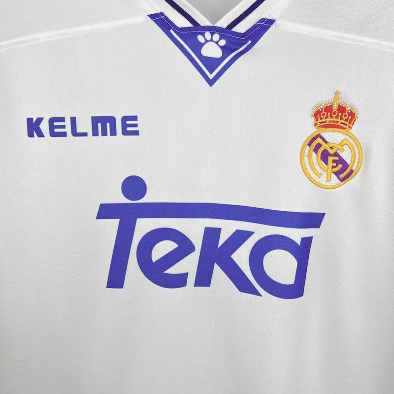 Camisa Real Madrid Home (1) 1996/97 Kelme Retrô Masculina