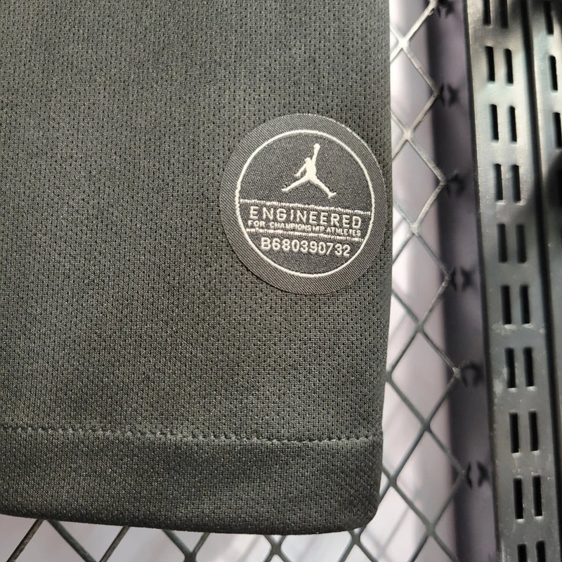 Camisa PSG Retro 2018/19 Jordan Edição Champions League, Torcedor masculina  Preta