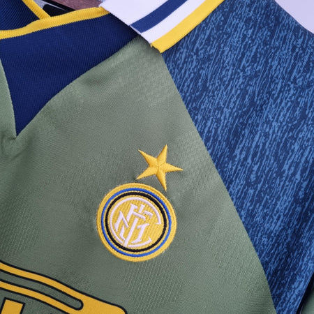 Camisa Inter de Milão Away II 1995/96 Retro Torcedor masculina
