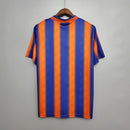 Camisa Rangers FC Away II 1993/94 Adidas Retrô Masculina Laranja, uniforme retrô clássico do Rangers, design vibrante e nostálgico dos anos 90 para torcedores apaixonados.”