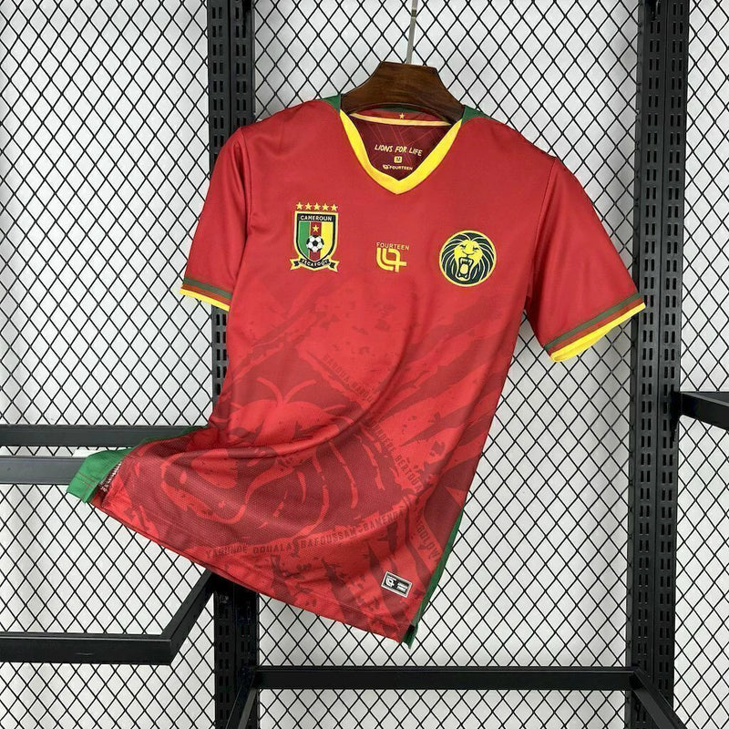 Camisa Seleção Camarões Away 25/26 Torcedor - Vermelhor