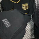 Camisa Barcelona 20/21 Manga Longa Nike - Preto